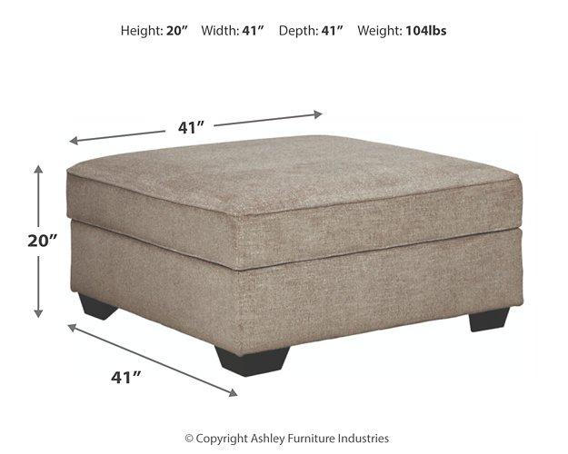 Bovarian Ottoman - Furniture World