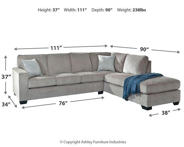 Altari Sectional with Chaise - Furniture World