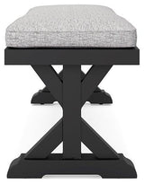 Beachcroft Outdoor Bench with Cushion - Furniture World