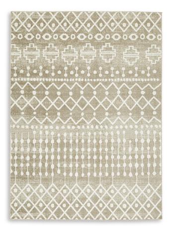 Bunchly 4'11" x 7'2" Washable Rug - Furniture World