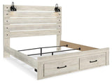 Cambeck Bed with 2 Storage Drawers - Furniture World