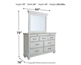 Kanwyn Dresser and Mirror - Furniture World