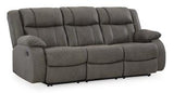 First Base Reclining Sofa - Furniture World