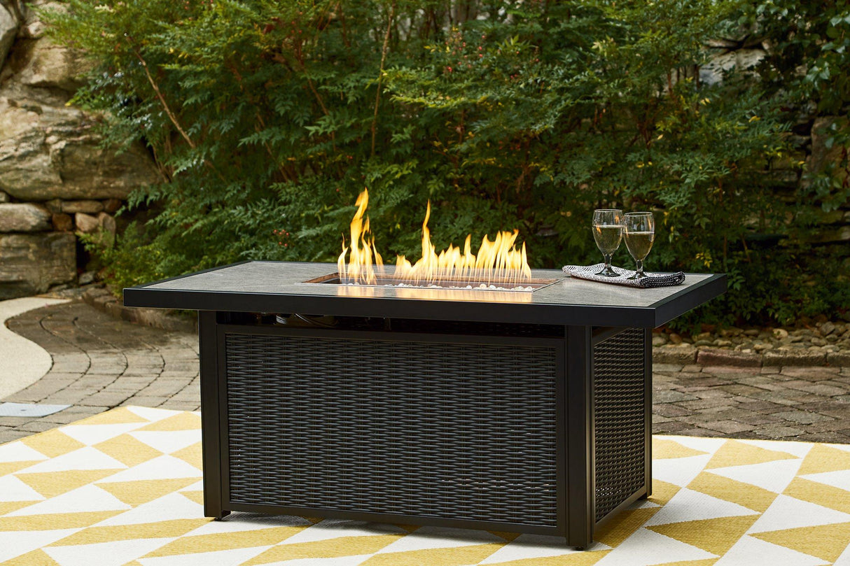 Beachcroft Outdoor Fire Pit Table - Furniture World