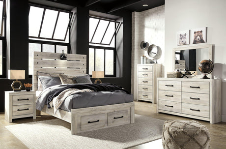 Cambeck Bed with 2 Storage Drawers - Furniture World