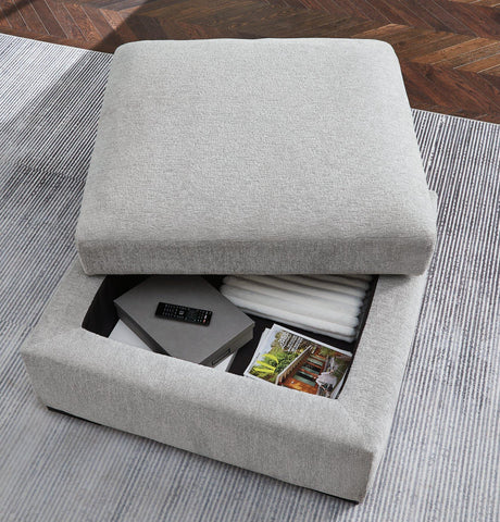 Gabyleigh Ottoman With Storage - Furniture World