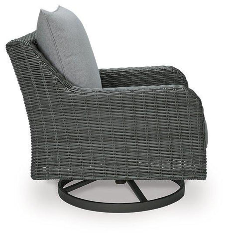 Elite Park Outdoor Swivel Lounge with Cushion - Furniture World