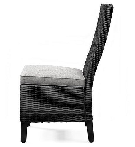 Beachcroft Outdoor Side Chair with Cushion (Set of 2) - Furniture World