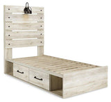 Cambeck Bed with 2 Storage Drawers - Furniture World