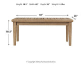 Gerianne Outdoor Occasional Table Set - Furniture World
