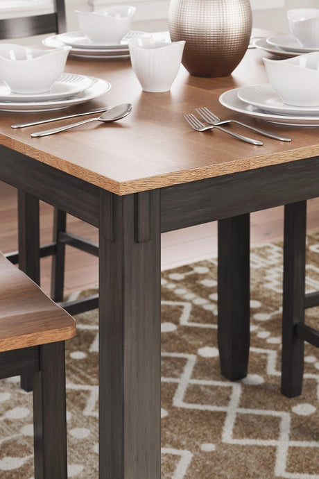 Gesthaven Counter Height Dining Table and 4 Barstools (Set of 5) - Furniture World