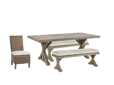 Beachcroft Outdoor Dining Set - Furniture World