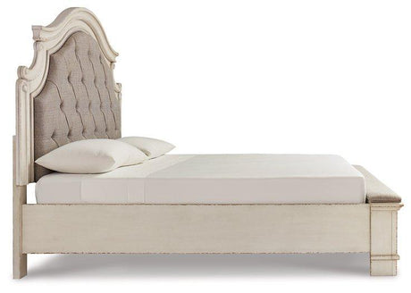 Realyn Upholstered Bed - Furniture World