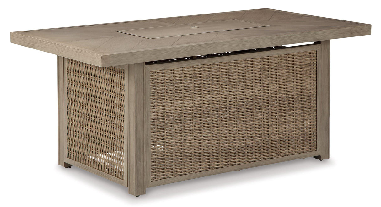 Beachcroft Outdoor Sofa, Lounge Chairs and Fire Pit - Furniture World
