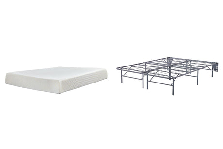 10 Inch Chime Memory Foam Mattress Set - Furniture World