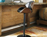 Bellatier Adjustable Height Bar Stool - Furniture World
