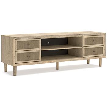 Cielden 72" TV Stand with Electric Fireplace - Furniture World