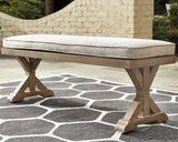 Beachcroft Outdoor Bench with Cushion - Furniture World