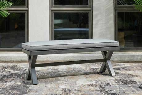 Elite Park Outdoor Bench with Cushion - Furniture World