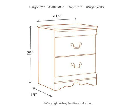 Anarasia Nightstand - Furniture World