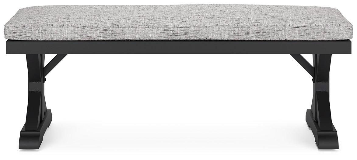 Beachcroft Outdoor Bench with Cushion - Furniture World