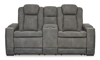 Next-Gen DuraPella Power Reclining Loveseat with Console - Furniture World