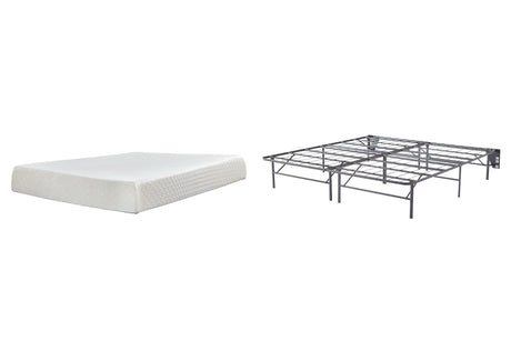 10 Inch Chime Memory Foam Mattress Set - Furniture World