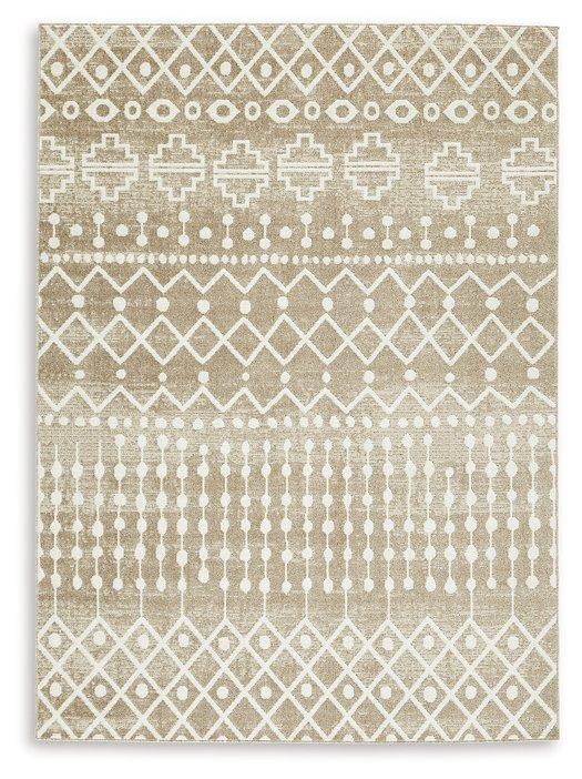 Bunchly 4'11" x 7'2" Washable Rug - Furniture World