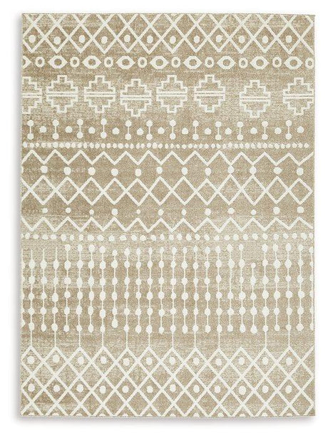 Bunchly 4'11" x 7'2" Washable Rug - Furniture World