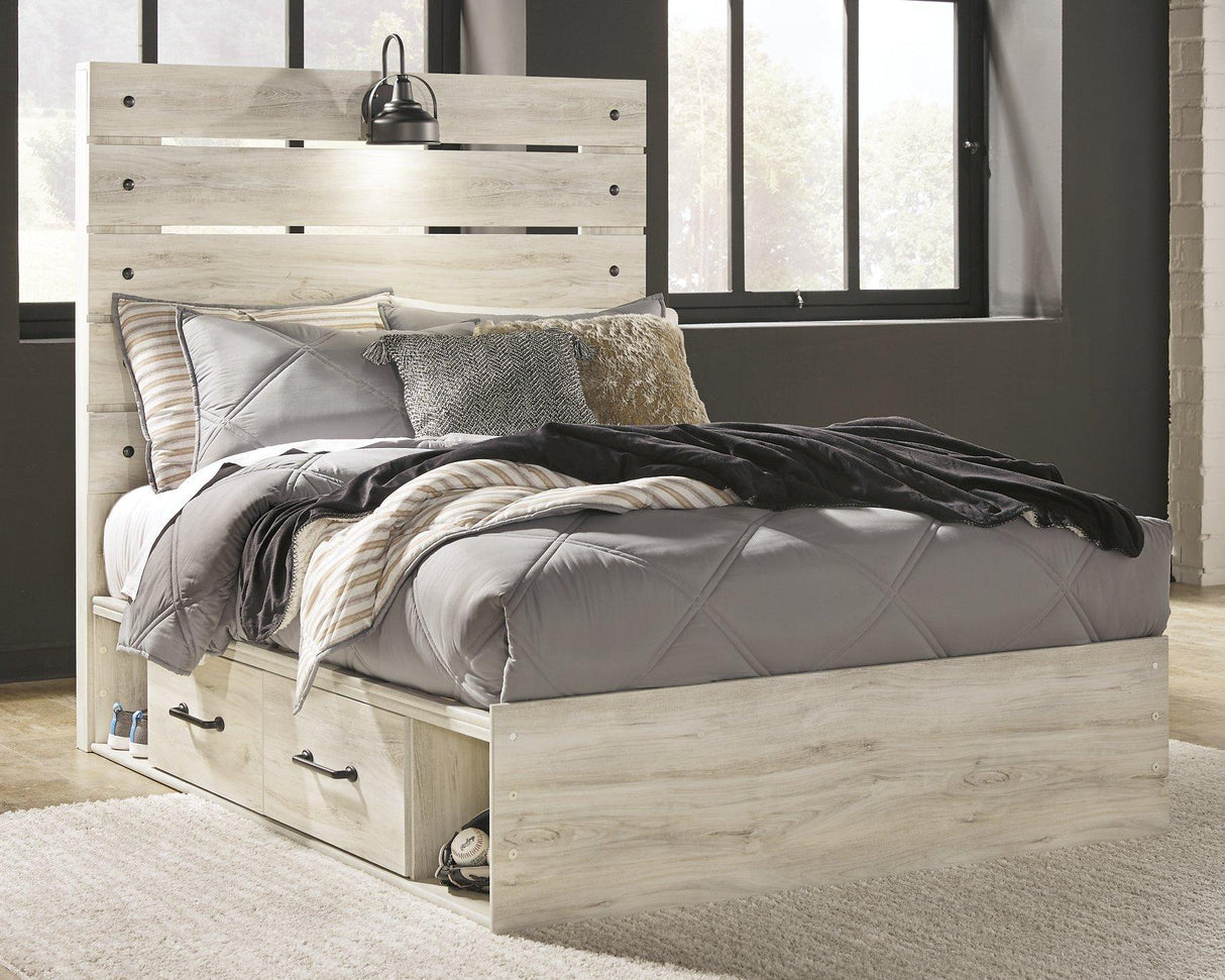 Cambeck Bed with 4 Storage Drawers - Furniture World