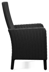 Beachcroft Outdoor Arm Chair with Cushion (Set of 2) - Furniture World