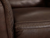 Alessandro Power Reclining Loveseat with Console - Furniture World