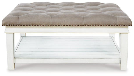 Kanwyn Upholstered Ottoman Coffee Table - Furniture World