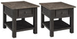 Tyler Creek End Table Set - Furniture World