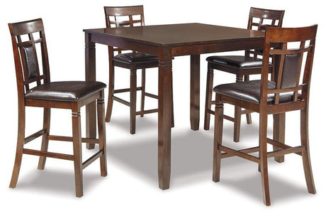 Bennox Counter Height Dining Table and Bar Stools (Set of 5) - Furniture World