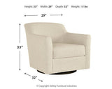 Bradney Swivel Accent Chair - Furniture World