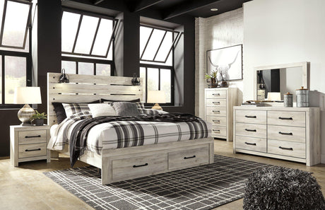 Cambeck Bed with 2 Storage Drawers - Furniture World