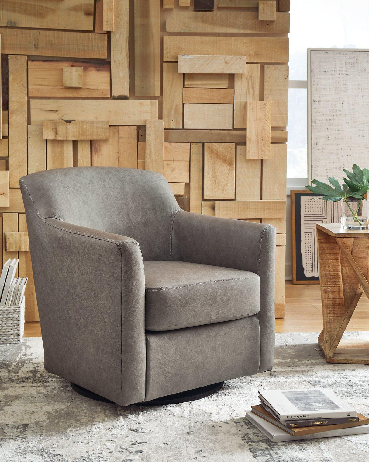 Bradney Swivel Accent Chair - Furniture World