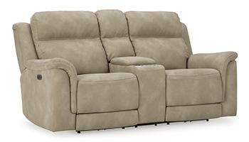 Next-Gen DuraPella Power Reclining Loveseat with Console - Furniture World