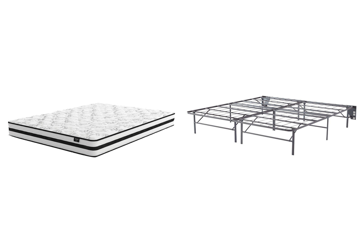 8 Inch Chime Innerspring Mattress Set - Furniture World