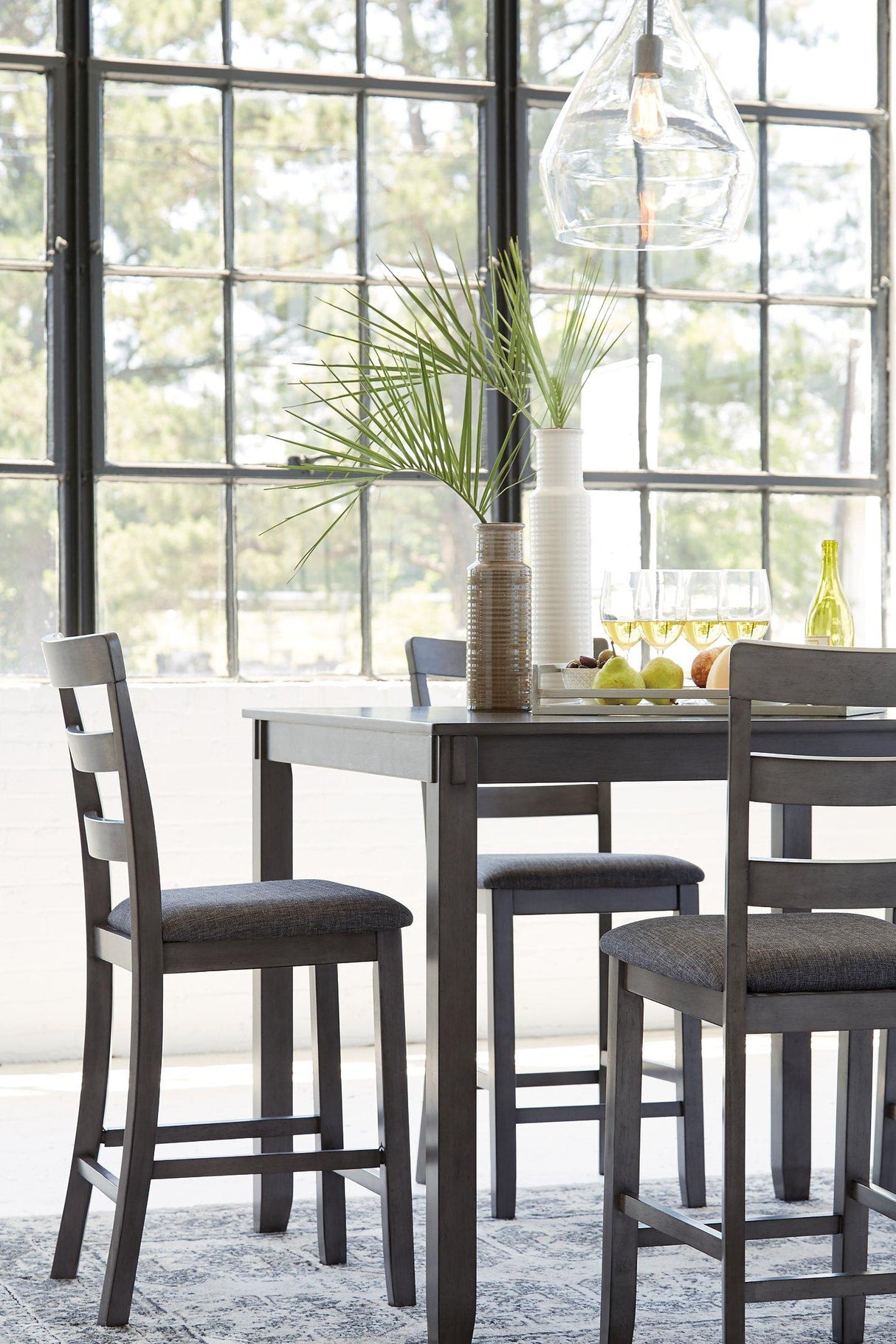 Bridson Counter Height Dining Table and Bar Stools (Set of 5) - Furniture World