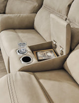Next-Gen DuraPella Power Reclining Loveseat with Console - Furniture World