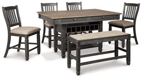 Tyler Creek Counter Height Dining Set - Furniture World
