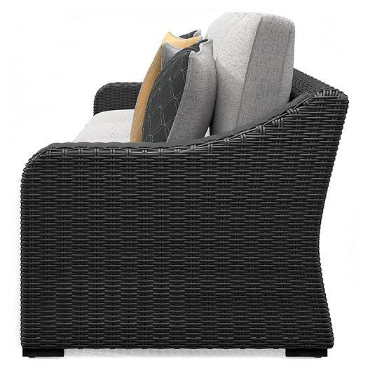 Beachcroft 2-Piece Outdoor Loveseat with Cushion - Furniture World