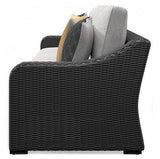 Beachcroft 2-Piece Outdoor Loveseat with Cushion - Furniture World