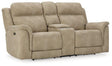 Next-Gen DuraPella Power Reclining Loveseat with Console - Furniture World