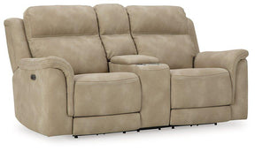 Next-Gen DuraPella Power Reclining Loveseat with Console - Furniture World