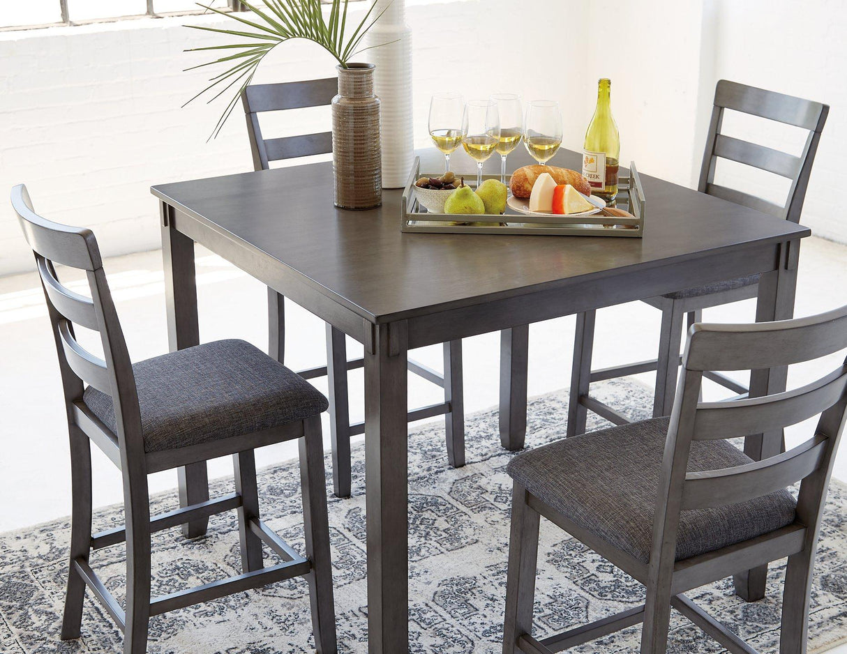 Bridson Counter Height Dining Table and Bar Stools (Set of 5) - Furniture World