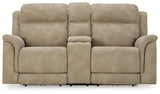 Next-Gen DuraPella Power Reclining Loveseat with Console - Furniture World