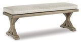 Beachcroft Outdoor Bench with Cushion - Furniture World